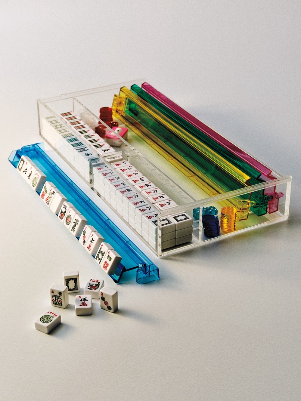 Tizo lucite Acrylic Mahjong Set